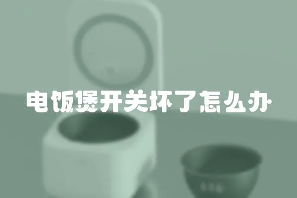 電飯煲開關(guān)壞了怎么辦