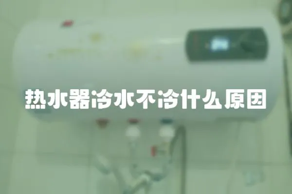 熱水器冷水不冷什么原因