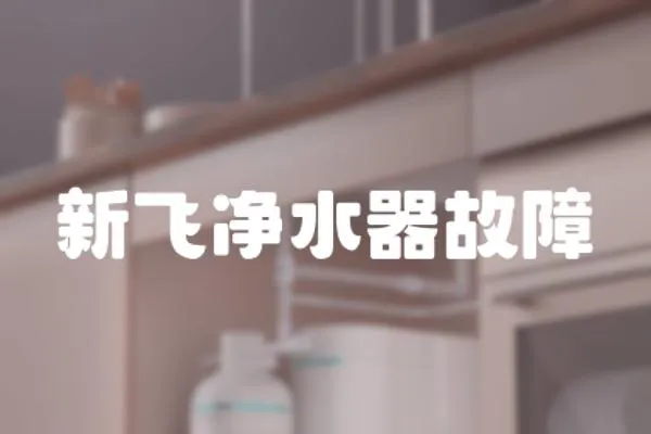 新飛凈水器故障