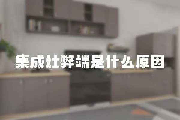 集成灶弊端是什么原因