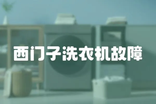 西門子洗衣機故障