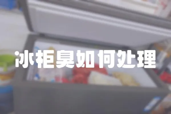 冰柜臭如何處理