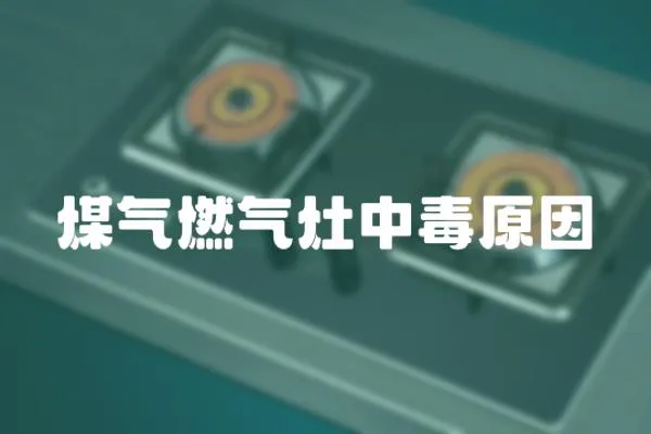 煤氣燃氣灶中毒原因