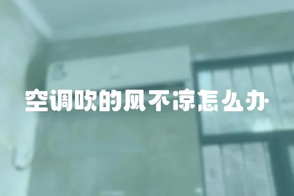 空調(diào)吹的風(fēng)不涼怎么辦