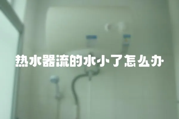 熱水器流的水小了怎么辦