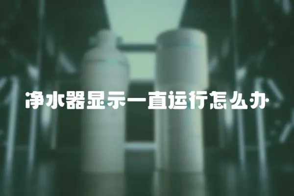 凈水器顯示一直運行怎么辦