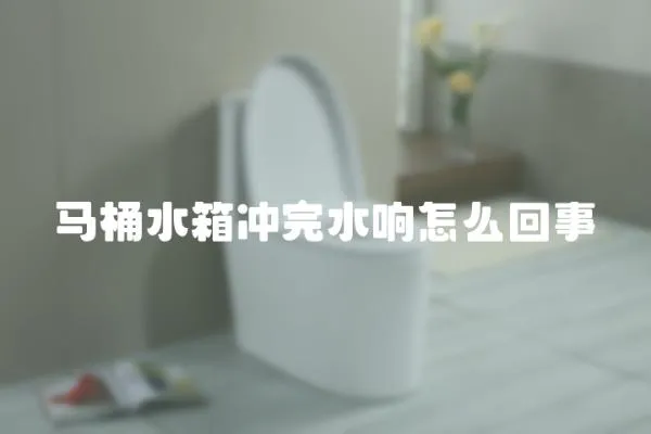 馬桶水箱沖完水響怎么回事
