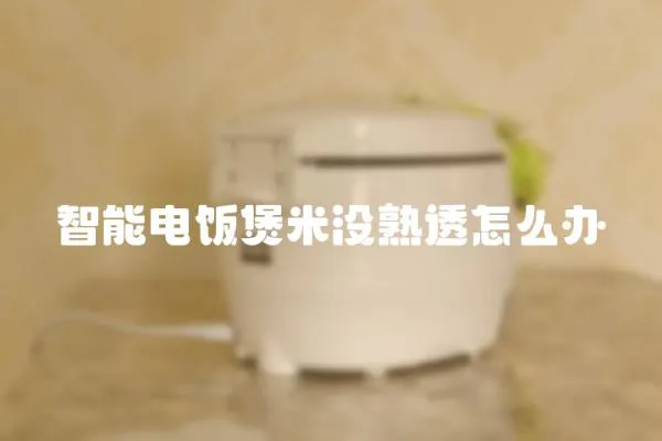 智能電飯煲米沒(méi)熟透怎么辦