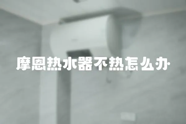 摩恩熱水器不熱怎么辦