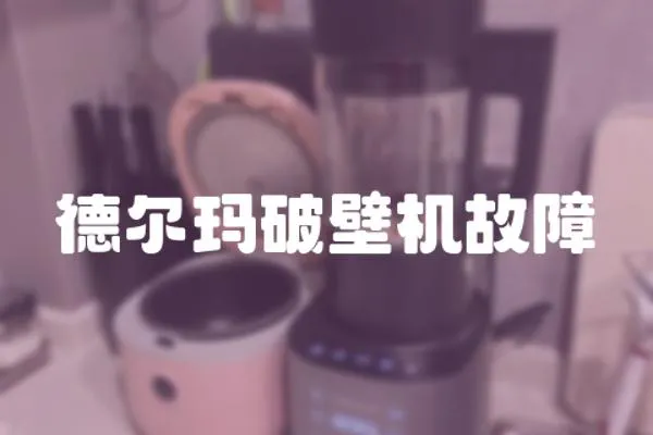 德爾瑪破壁機故障