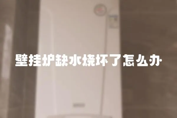 壁掛爐缺水燒壞了怎么辦