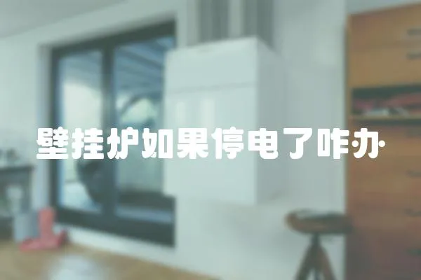 壁掛爐如果停電了咋辦