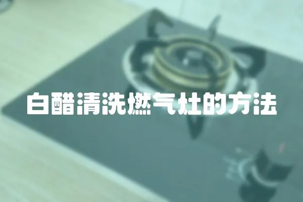 白醋清洗燃氣灶的方法
