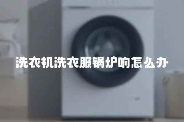 洗衣機洗衣服鍋爐響怎么辦