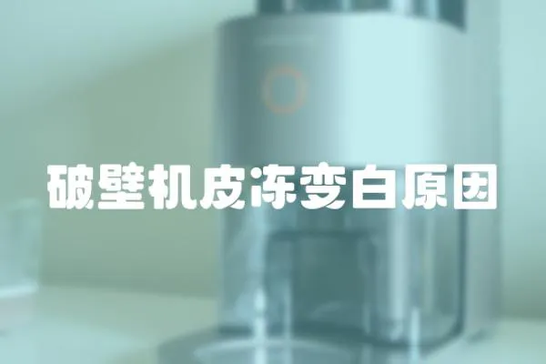 破壁機皮凍變白原因