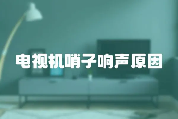 電視機(jī)哨子響聲原因