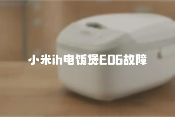 小米ih电饭煲E06故障