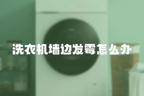 洗衣機墻邊發霉怎么辦