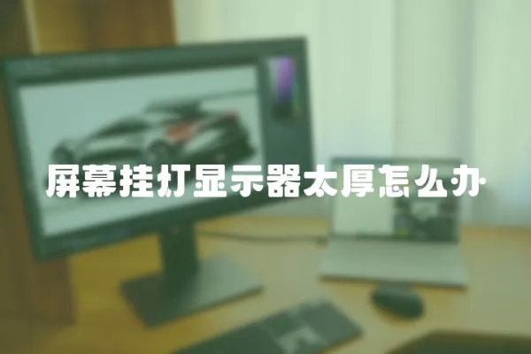 屏幕掛燈顯示器太厚怎么辦