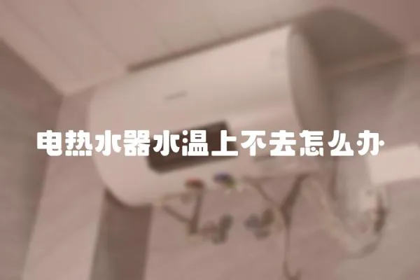 電熱水器水溫上不去怎么辦
