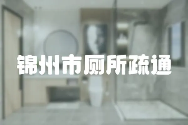 錦州市廁所疏通