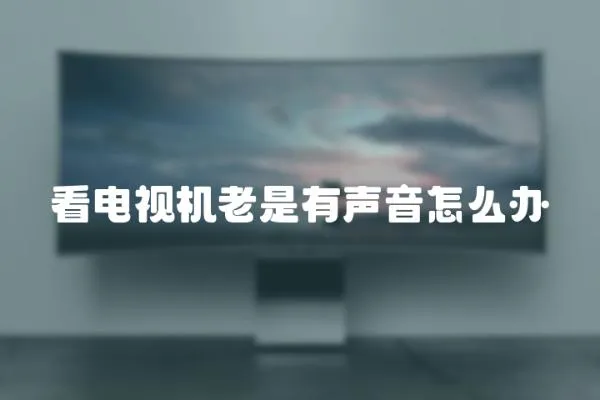 看電視機老是有聲音怎么辦