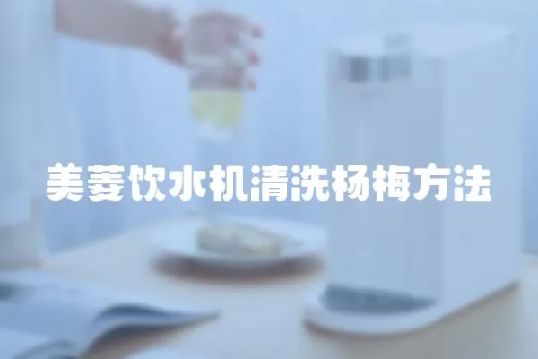 美菱飲水機清洗楊梅方法