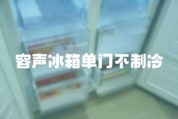 容聲冰箱單門不制冷