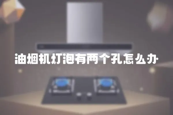 油煙機燈泡有兩個孔怎么辦