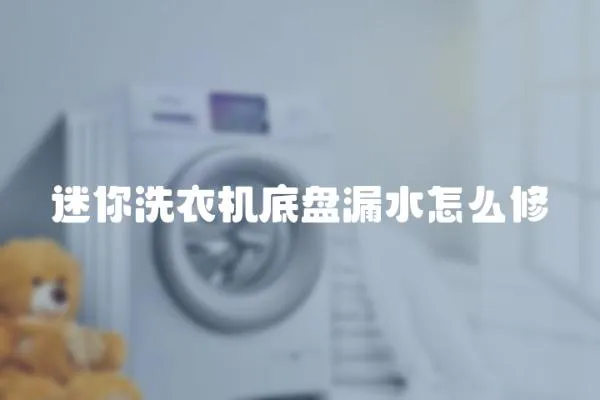 迷你洗衣機(jī)底盤漏水怎么修