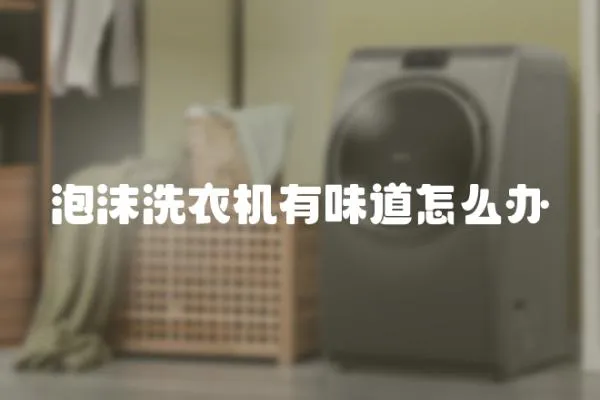 泡沫洗衣機有味道怎么辦