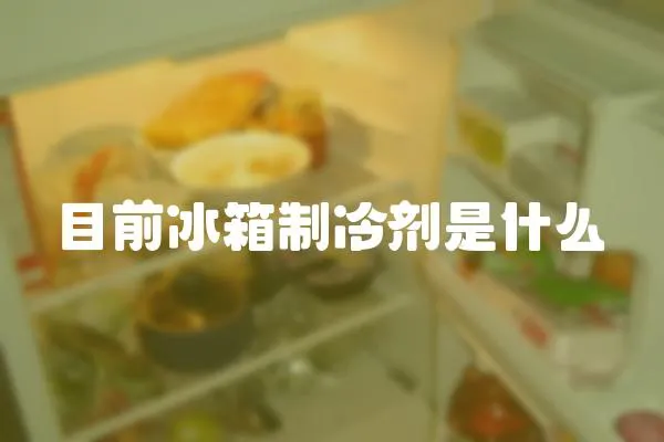 目前冰箱制冷劑是什么
