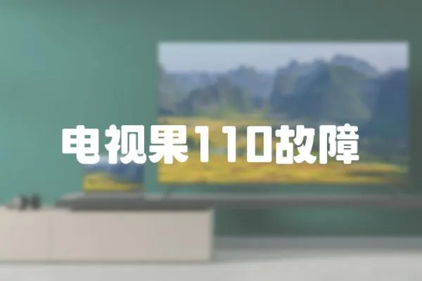 電視果110故障