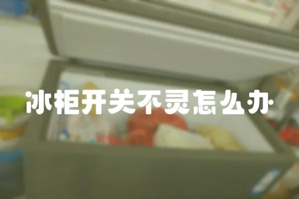 冰柜開關不靈怎么辦