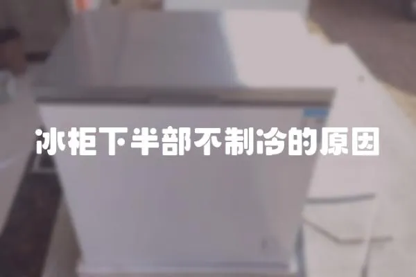 冰柜下半部不制冷的原因