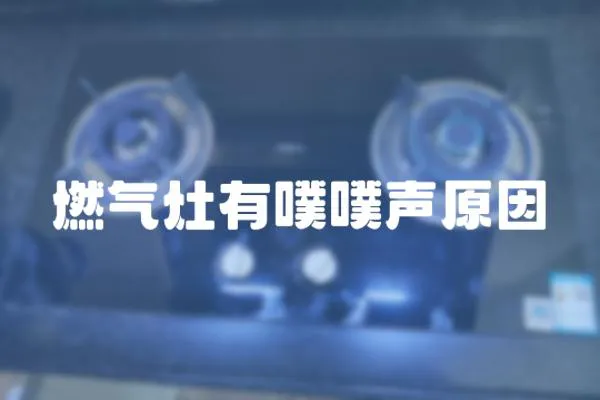 燃氣灶有噗噗聲原因