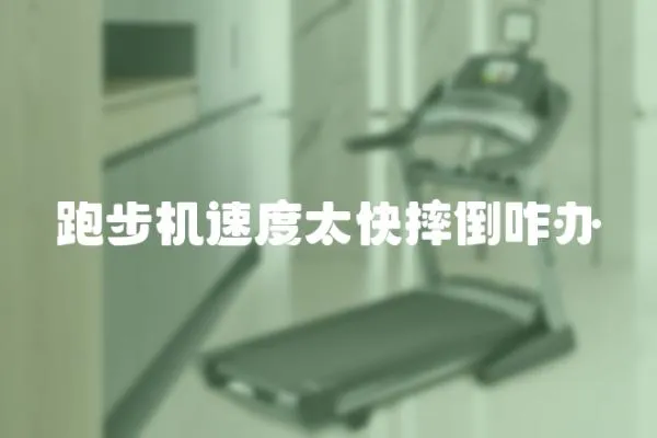 跑步機速度太快摔倒咋辦