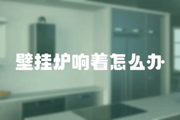 壁掛爐響著怎么辦