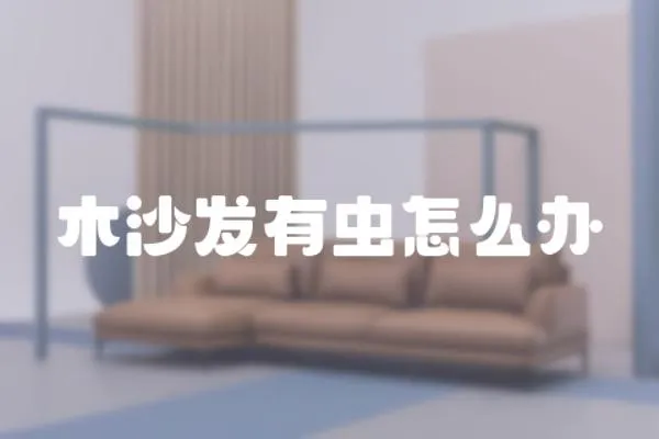 木沙發(fā)有蟲(chóng)怎么辦