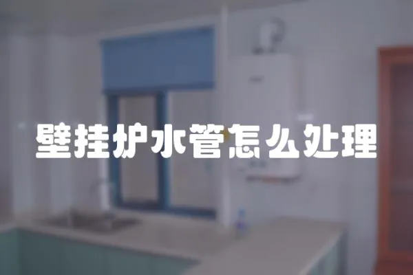 壁掛爐水管怎么處理