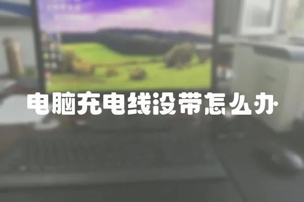 電腦充電線沒帶怎么辦