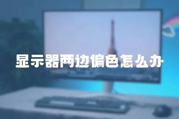 顯示器兩邊偏色怎么辦