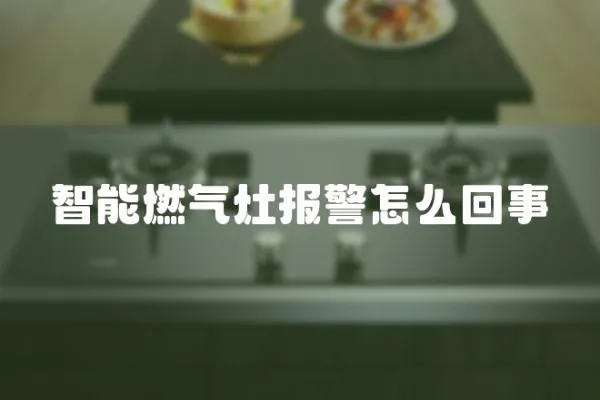 智能燃氣灶報警怎么回事