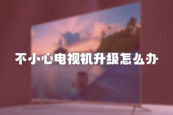 不小心電視機(jī)升級怎么辦