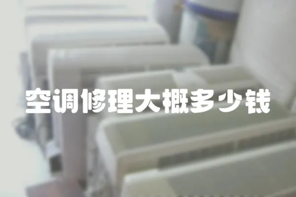 空調(diào)修理大概多少錢