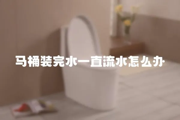 馬桶裝完水一直流水怎么辦