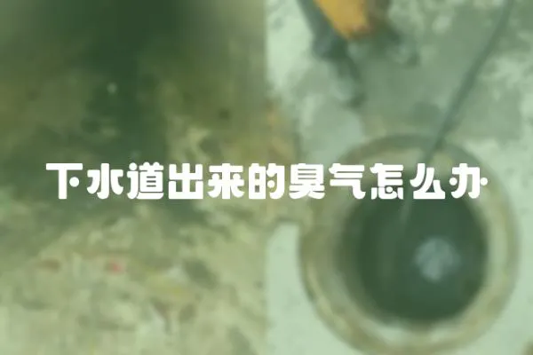 下水道出来的臭气怎么办