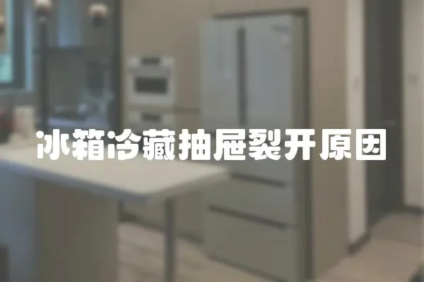 冰箱冷藏抽屜裂開原因