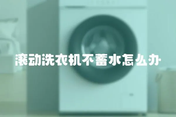 滾動洗衣機不蓄水怎么辦