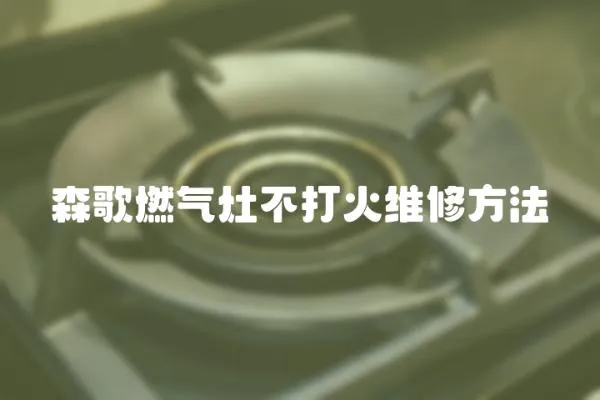 森歌燃?xì)庠畈淮蚧鹁S修方法